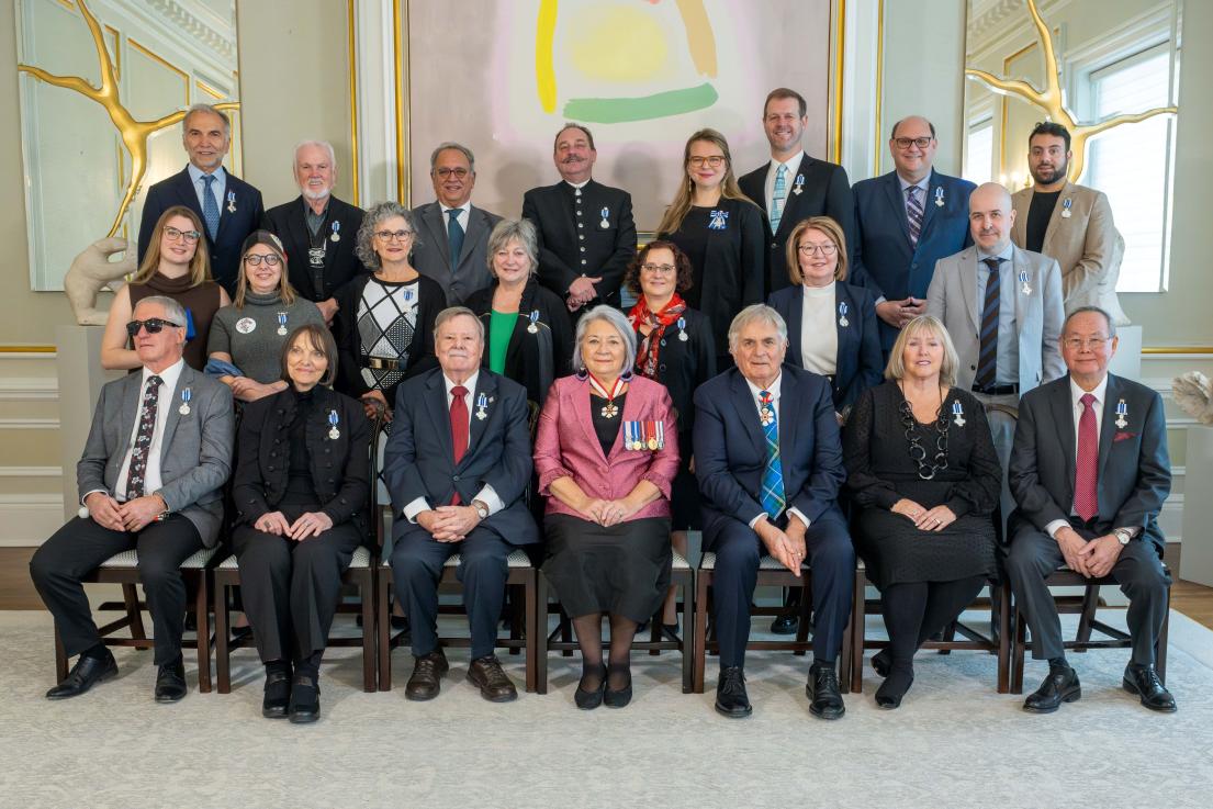 group photo of Meritorious Service Cross recipients